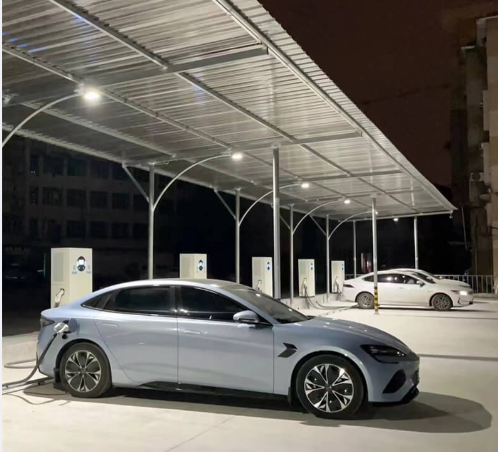 DC Charging Station Project for Parking Lot