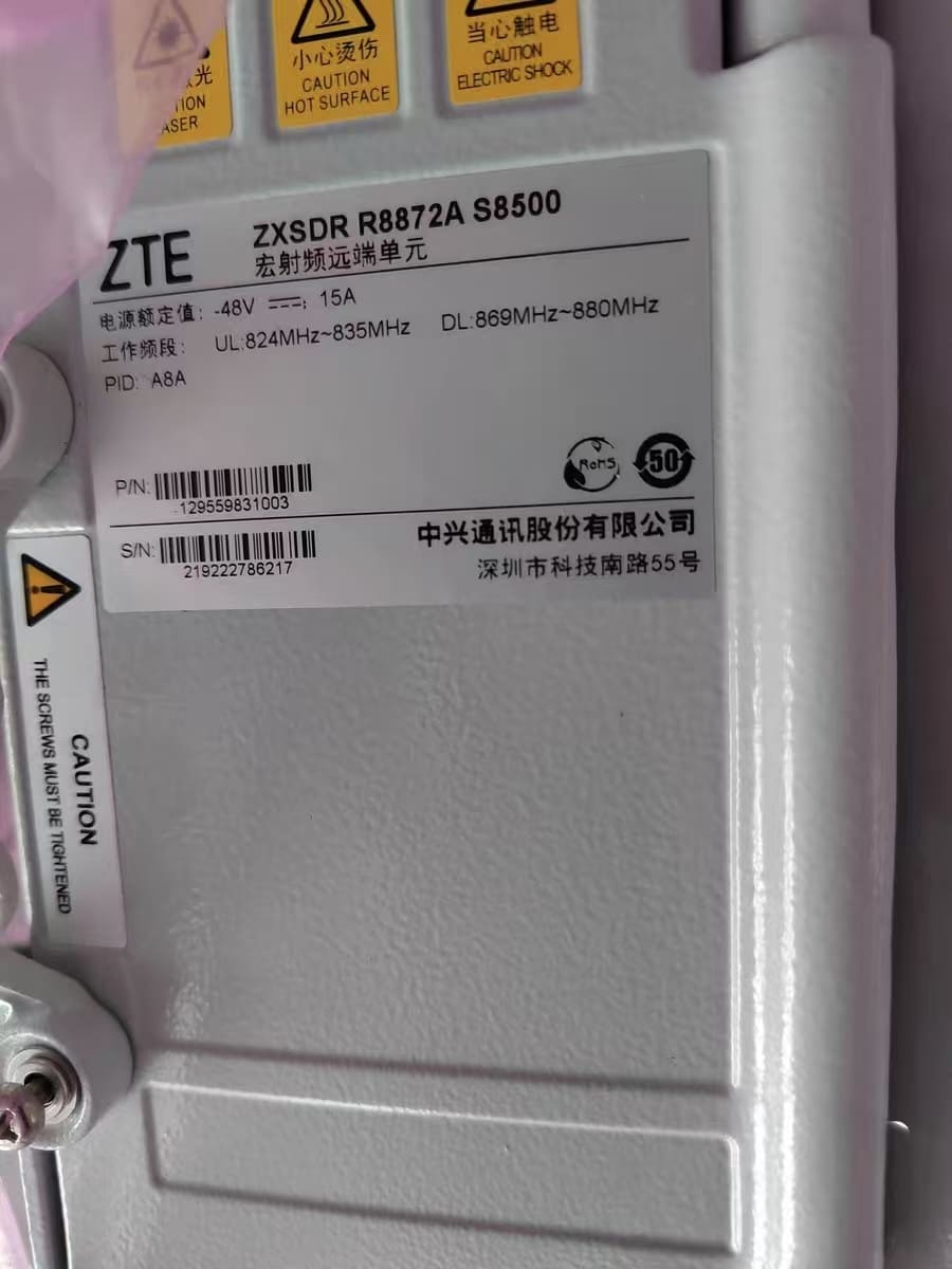 ZTE R8882 procurement decision